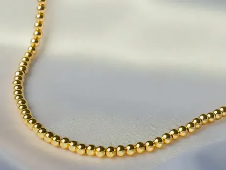NECK BALL - 18K Gold Plated | 22 Inch